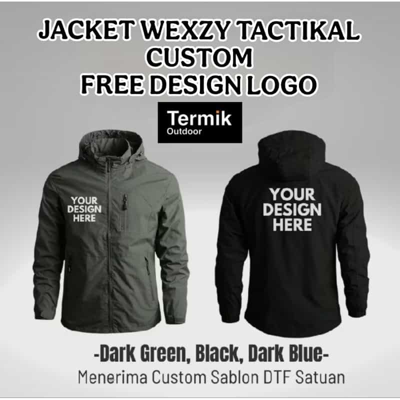 Jacket Tactikal Wexzy Custom Free Logo & Design custom Bandung - Termik Outdoor